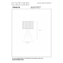 Lucide L215292630 Tischlampe TAGALOG E27