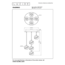 Lucide L134971502 LED Pendelleuchte DILENKO  | 5x3,5W integrierte LED-Quelle | 5x140lm | 2700K