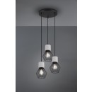 TRIO 309230332 Pendelleuchte Jamiro 3x40W | E27 | IP20 - schwarz