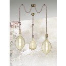 TRIO 310100104 Rope Hängeleuchte E27 1x60W