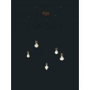 TRIO 310100562 Cord Hängeleuchte E27 5x60W