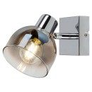 Rabalux 3249 Wandstrahler Tarien 1x40W | E14 - Chrom, Rauch