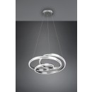 Trio 326210107 LED Hängende Deckenleuchte Yara 1x60w | 7200lm | 2300 + 3000 + 4000K - Verstellbare Höhe, DIP-Switch, 3-Phasen-Dimmen, Matt-Nickel