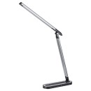 Rabalux 3350 LED Tischleuchte Misha 1x7w | 360-400lm | 4000k - dimmbar, schwarz, silber