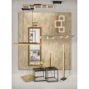 Trio 341610132 Kerala LED-Pendelleuchte 1x25W | 3000lm | 3000K - 4-Phasen-Touchdimmer, höhenverstellbar, schwarz, Holz