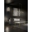 Trio 341810208 LED-Deckenpendelleuchte Sequence 1x45W | 5600lm | 2300K+3000K+4000K - höhenverstellbar, DIP-Schalter, 3-Phasen-Dimmung, schwarz, Messing