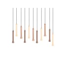 Trio T352011117 LED Pendelleuchte FIATO | 11x3W integrierte LED-Quelle | 11x400lm | 2300+3000+4000K