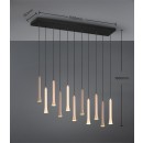 Trio T352011117 LED Pendelleuchte FIATO | 11x3W integrierte LED-Quelle | 11x400lm | 2300+3000+4000K