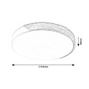 Rabalux 3527 LED-Deckenleuchte Maple 1x24w | 1890lm | 3000k - Holz, weiß