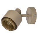 Rabalux 3547 Fedora Wandleuchte 1x40w | E14 - hellbraun, golden