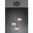 Trio T362830332 Pendelleuchte TARIFA  E27