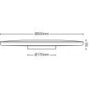 Philips 8719514432086 LED-Deckenleuchte Ozziet 1x36W | 3900lm | 2700K - dimmbar - SceneSwitch, schwarz