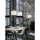 Trio 401200101 Stehleuchte Korba 1x60w | E27 - Fußschalter, Holz, weiß