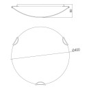 Globo 40402-3 Deckenleuchte Calero I 3x60W | E27
