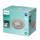 Philips Dive SL261 LED Badleuchte Spotleuchte 1x5W | 350L | 2700K | IP65 - dimmbar, Schutz EyeComfort, Nickel