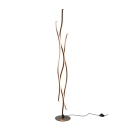 Trio 441210305 LED Stehleuchte Blaze 1x8W | 3250lm | 2300K+3000K+4000K - Memoryfunktion, dimmbar, Fußschalter, schwarz, Alu