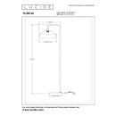 Lucide L107132872 Stehlampe YUNKAI  E27