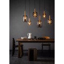 Lucide 45494/06/65 Hängende Deckenleuchte Joanet 6x40w | E27 - Gewürzgrau, Glas