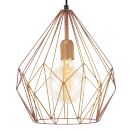 Eglo VINTAGE 49258 Pendelleuchte CARLTON Kupfer 1X60W