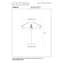 Lucide L105134072 Tischlampe YUNKAI  E27