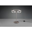 TRIO 521210107 LED Tischlampe Charivari 1x 20W | 2500L | 3000K | IP20 - Kabelschalter, dimmbar, Nickel