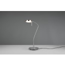 Trio 523310107 LED-Tischleuchte Monza 1x12w | 1400lm | 2300 + 3000 + 4000K - Flexibler Arm, dimmbare, Speicherfunktion, Matt-Nickel