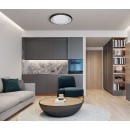 Italux 5280-832RC-BK-3 LED Alessia | 32W integrierte LED-Quelle | 1760lm | 3000K