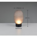 Trio T564210154 LED Tischlampe FACETTE | 1,5W integrierte LED-Quelle