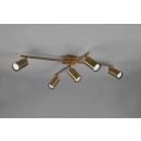 Trio 612400504 Deckenleuchte Marley 5x35w | GU10 - einstellbar, Messing
