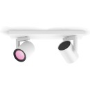 Philips Hue 8720169318076 LED Spot-Deckenleuchte Argenta | 2x4,2W GU10 | 2000-6500+RGBK