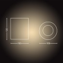Philips Hue 8720169320239 LED Spot-Deckenleuchte Pillar | 4,2W GU10 | 400lm | 2200-6500K
