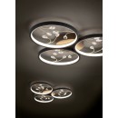 Trio 642110332 LED-Deckeneinbauleuchte Groovy 1x30W | 3600lm | 3000K - 3-Phasen-Dimmung, schwarz