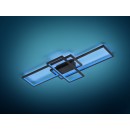 TRIO 652610342 LED Deckenleuchte Thiago 1x36W | 3000L | 3000-6000K | IP20 | RGBW - dimmbar, Temperatureinstellung, Memory-Funktion, Fernbedienung Technologie WiZ, anthrazit