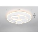 Trio T653210631 LED Deckenleuchte MANDALA | 35W integrierte LED-Quelle | 4200lm | 2700-6500K