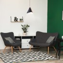 Rabalux 6650 Deckenleuchte Neva 1x60W | E27 - schwarz, Holz