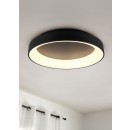 Trio 671290132 LED- Deckenleuchte Girona 1x48w | SMD | 5600lm | 2700-6000K - dimmbar, Temperatur der Beleuchtung, Speicherfunktion, Nachtmodus, Fernbedienung Matt schwarz