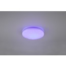 Trio 680213500 LED-Deckenleuchte Froneno 1x12w | 1200lm | 4000k | IP44 | RGB - dimmbare, Fernbedienung, Stellar-Effekt, weiß