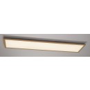 Rabalux 6909 LED-Deckenleuchte Almond 1x40W | 4200lm | 4000K - weiß, Holzimitation