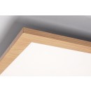 Rabalux 6909 LED-Deckenleuchte Almond 1x40W | 4200lm | 4000K - weiß, Holzimitation