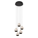 Lucide L134982430 LED Pendelleuchte SENTUBAL | 5x5,3W integrierte LED-Quelle | 5x210lm | 2700K