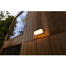 Lutec 6941502330 LED-Solar-Außenwandleuchte Fran mit Sensor 1x9,7W | 800lm | 2700-6500K | IP44 - schwarz