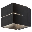 Rabalux 7017 Wandleuchte Kaunas 1x10w | G9 - schwarz