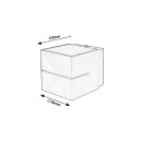 Rabalux 7019 Wandleuchte Kaunas 1x10w | G9 - gebürstetes Aluminium