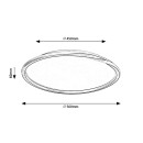 Rabalux 98071290 LED Deckenleuchte Mathiola | 40W integrierte LED-Quelle | 2200lm | 4000K