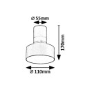 Rabalux 98071321 LED Deckenleuchte Ovidia  | 10W integrierte LED-Quelle | 640lm | 3000K