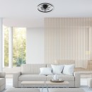 Rabalux 98071337 LED Ventilator mit Licht Fanfy  | 40W integrierte LED-Quelle | 2200lm | 3000+4000+6500K