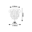 Rabalux 98071354 Deckenleuchte Ramira  G9