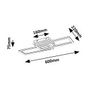 Rabalux 98071393 LED Deckenleuchte Ramin | 30W integrierte LED-Quelle | 2610lm | 3000-6500K