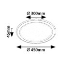 Rabalux 98071406 LED Deckenleuchte Golwen  | 22W integrierte LED-Quelle | 1550lm | 3000-6500K