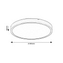 Rabalux 98071426 LED Außen-Deckenleuchte Alenzo | 18W integrierte LED-Quelle | 1250lm | 3000+4000+6500K